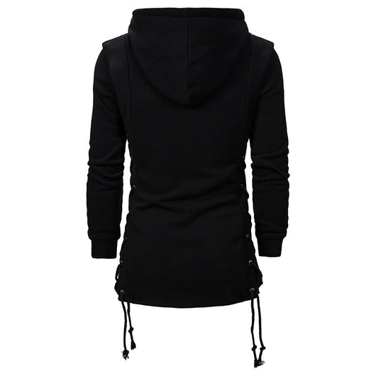 Chamarra Hoodie Suelta Talla Grande para Hombre - Image 17