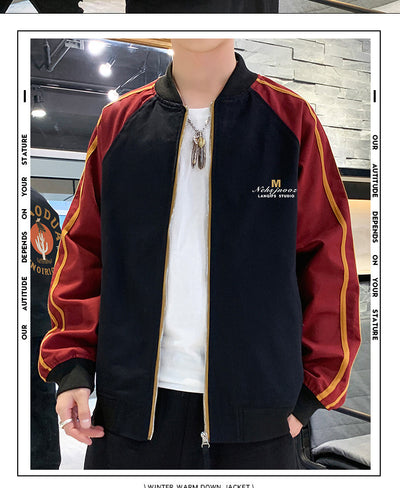 Chaqueta Bomber con Estampado de Buitre - Image 14