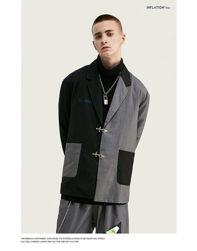 Traje Hombre Vintage con Parches Bordados Estilo Inglés - Image 8