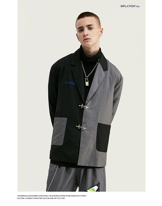 Traje Hombre Vintage con Parches Bordados Estilo Inglés - Image 8
