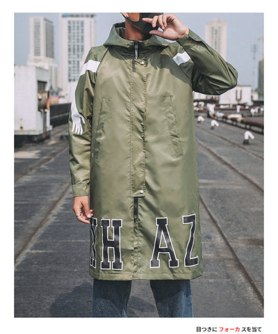 Gabardina Larga Tiantaifeng para Hombre - Abrigo Otoñal Elegante Talla Grande - Image 8