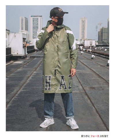 Gabardina Larga Tiantaifeng para Hombre - Abrigo Otoñal Elegante Talla Grande - Image 12