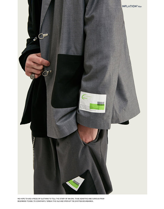 Traje Hombre Vintage con Parches Bordados Estilo Inglés - Image 10