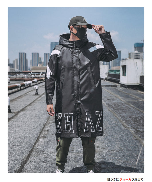 Gabardina Larga Tiantaifeng para Hombre - Abrigo Otoñal Elegante Talla Grande - Image 13