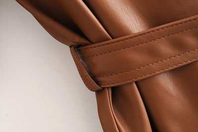 Chaqueta de Cuero para Mujer Versátil y Elegante - Image 15