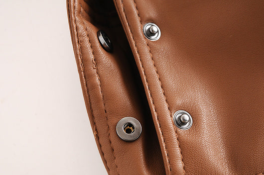 Chaqueta de Cuero para Mujer Versátil y Elegante - Image 16