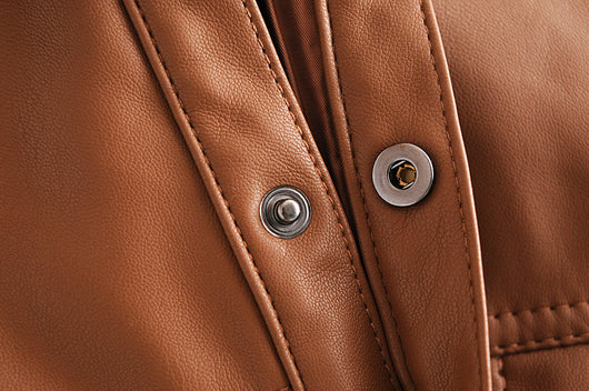 Chaqueta de Cuero para Mujer Versátil y Elegante - Image 18