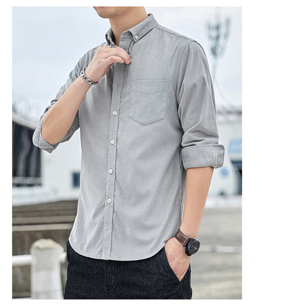 Camisa de Pana para Hombre de Manga Larga - Image 10