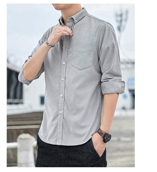 Camisa de Pana para Hombre de Manga Larga - Image 10