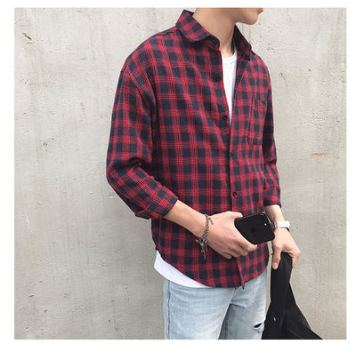 Camisa de Cuadros Manga Larga Otoño - Image 10