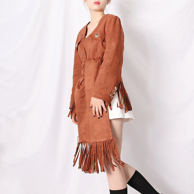 Chaqueta para Mujer en Ante Sintético Tipo Venado - Image 9
