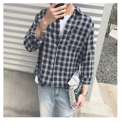Camisa de Cuadros Manga Larga Otoño - Image 19