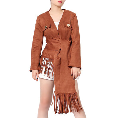Chaqueta para Mujer en Ante Sintético Tipo Venado - Image 24