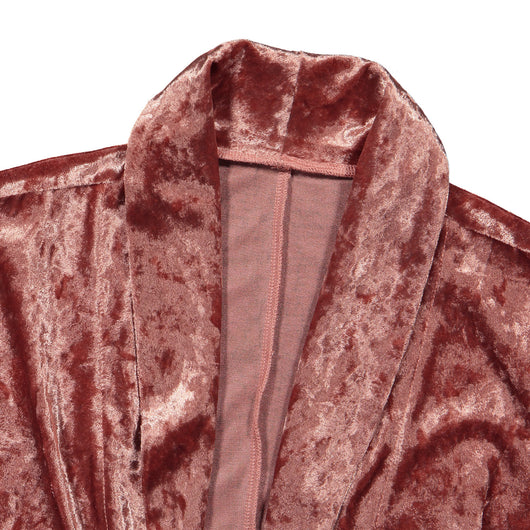 Cardigan Largo de Terciopelo para Mujer - Abrigo Cortavientos Elegante - Image 13
