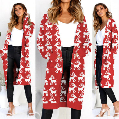 Cardigan de Leopardo para Otoño e Invierno - Suéter Tejido Elegante para Mujer - Image 43