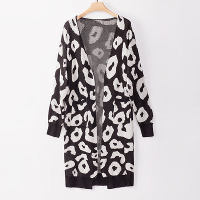 Cardigan de Leopardo para Otoño e Invierno - Suéter Tejido Elegante para Mujer - Image 50