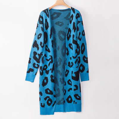 Cardigan de Leopardo para Otoño e Invierno - Suéter Tejido Elegante para Mujer - Image 56