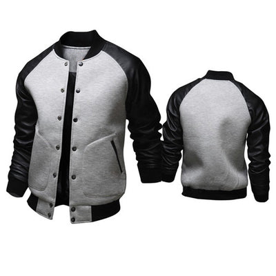 Chamarra de Béisbol para Hombre con Bolsillo de Cuero - Image 10