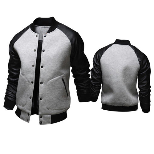 Chamarra de Béisbol para Hombre con Bolsillo de Cuero - Image 10