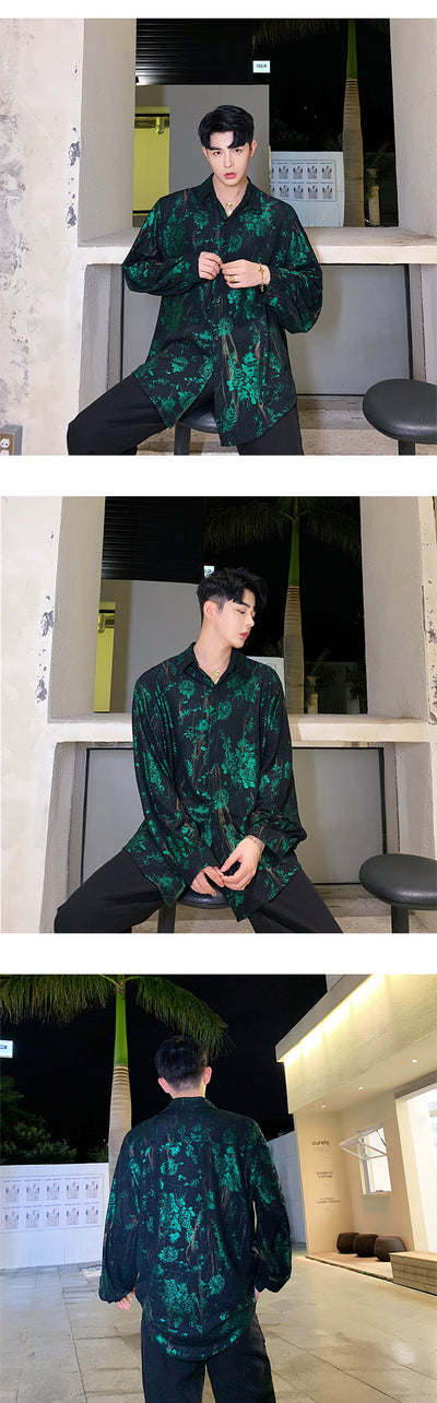 Camisa Floral Hip Hop Streetwear para Hombre - Image 6