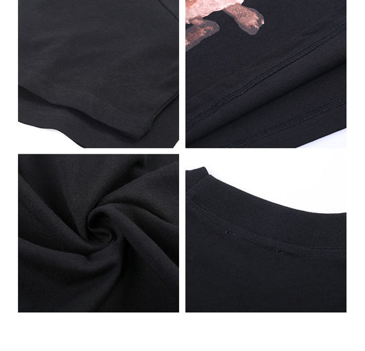 Camiseta Suelta Hip Hop Street de Manga Corta - Image 14