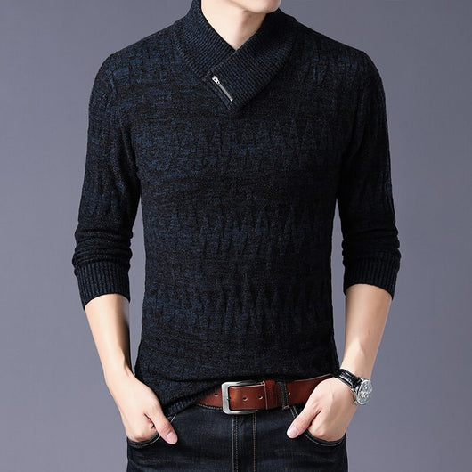 Suéter Grueso de Punto para Hombre - Abrigo Casual de Invierno - Image 5