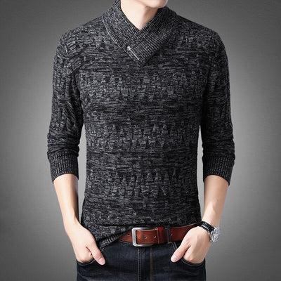 Suéter Grueso de Punto para Hombre - Abrigo Casual de Invierno - Image 8