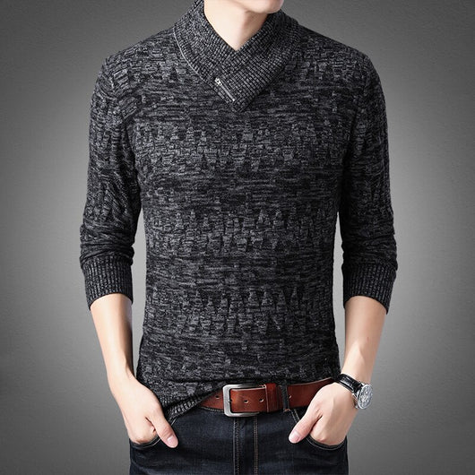 Suéter Grueso de Punto para Hombre - Abrigo Casual de Invierno - Image 8