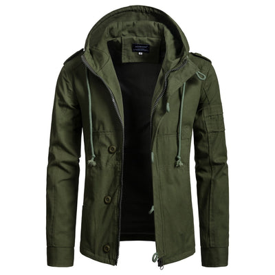 Chaqueta de Algodón con Capucha para Hombre - Image 5