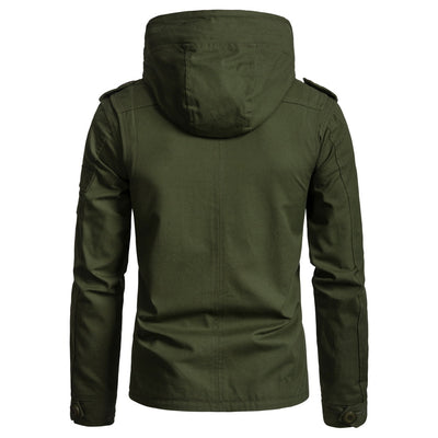 Chaqueta de Algodón con Capucha para Hombre - Image 7