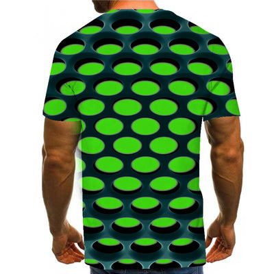Camiseta Estampada 3D para Hombre de Manga Corta - Image 7