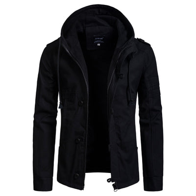 Chaqueta de Algodón con Capucha para Hombre - Image 12