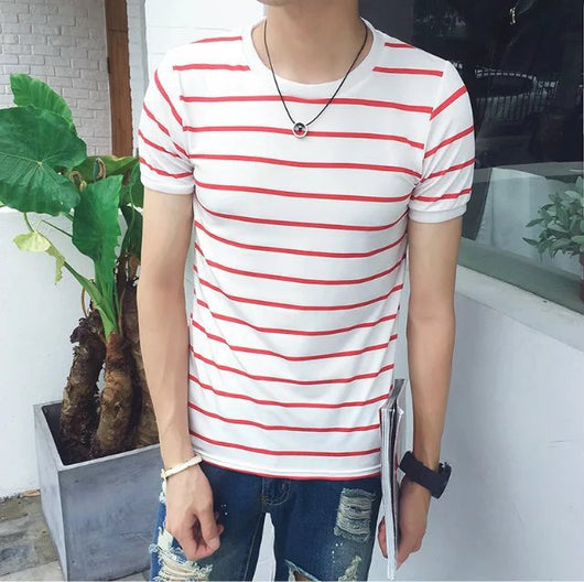 Playera a Rayas Casual para Hombre - Image 62