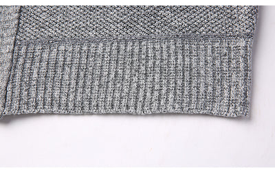 Suéter Cardigan Cuello Alto Ajustado para Hombre - Tejido Grueso - Image 24