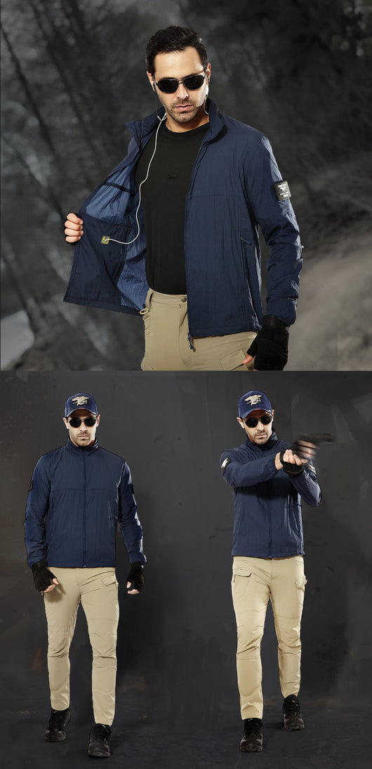 Chaqueta Deportiva Táctica Transpirable de Secado Rápido para Hombre - Image 7