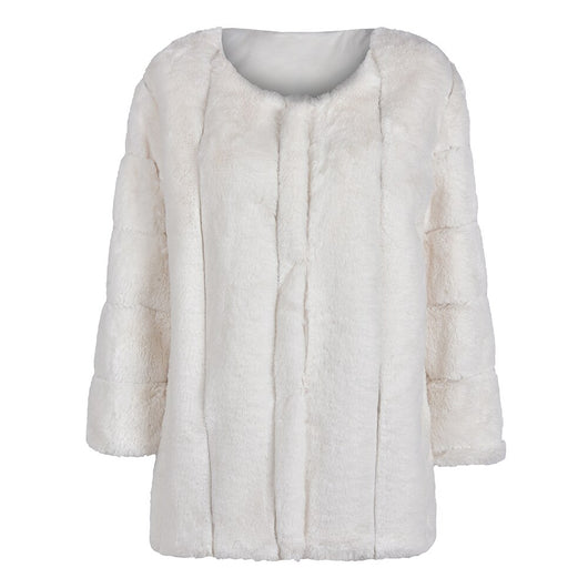 Cardigan Largo de Felpa para Mujer - Abrigo Suave y Acogedor - Image 17