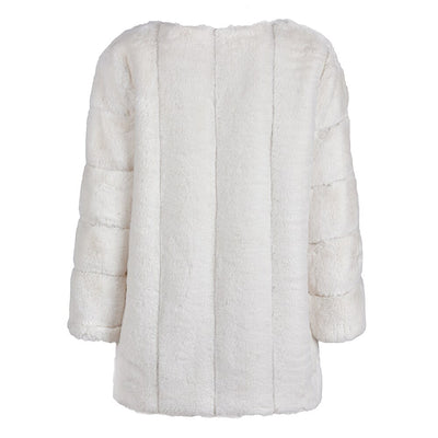 Cardigan Largo de Felpa para Mujer - Abrigo Suave y Acogedor - Image 18