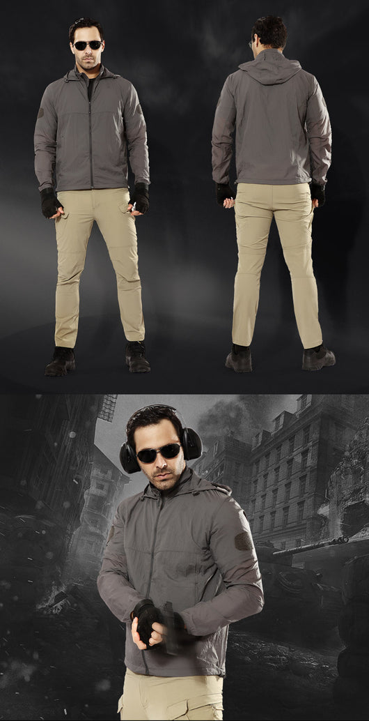 Chaqueta Deportiva Táctica Transpirable de Secado Rápido para Hombre - Image 13
