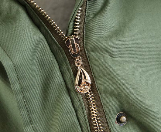 Abrigo de Invierno con Cuello de Pelaje y Forro Polar - Image 7