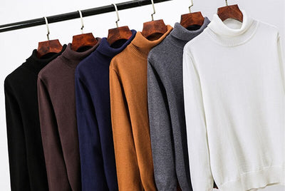 Suéter Cuello Alto Hombre Invierno Cálido Premium Casual Grueso - Image 8
