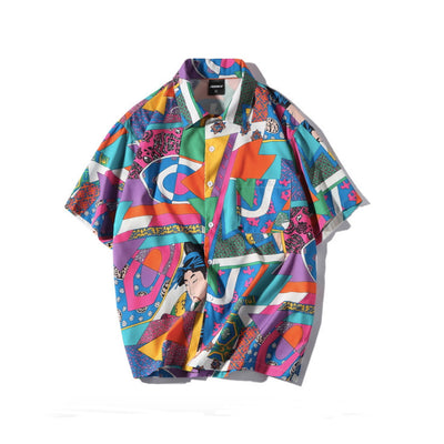 Camisa Holgada Hip Hop para Hombre - Image 8