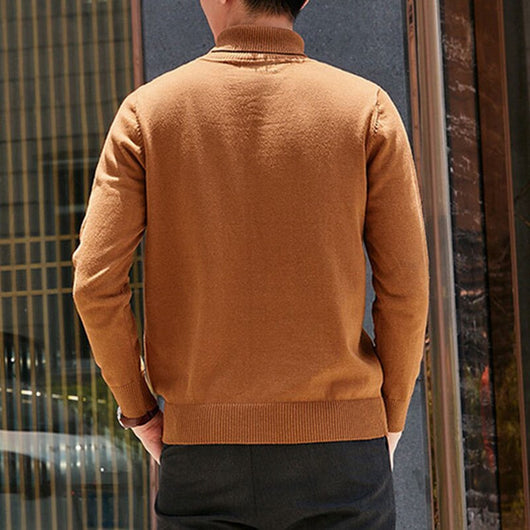 Suéter Cuello Alto Hombre Invierno Cálido Premium Casual Grueso - Image 11