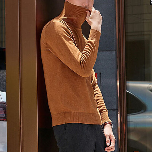 Suéter Cuello Alto Hombre Invierno Cálido Premium Casual Grueso - Image 12