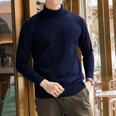 Suéter Cuello Alto Hombre Invierno Cálido Premium Casual Grueso - Image 13