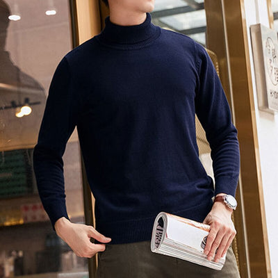Suéter Cuello Alto Hombre Invierno Cálido Premium Casual Grueso - Image 14