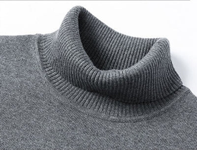 Suéter Cuello Alto Hombre Invierno Cálido Premium Casual Grueso - Image 22
