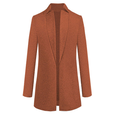 Abrigo de Lana Cuello Alto Liso - Elegancia Atemporal - Image 33