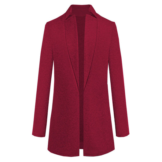 Abrigo de Lana Cuello Alto Liso - Elegancia Atemporal - Image 42