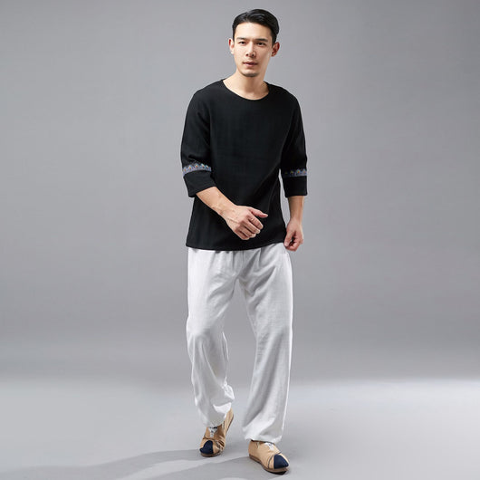 Camisa de Algodón y Lino - Image 10