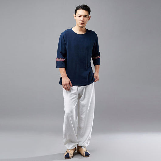 Camisa de Algodón y Lino - Image 18